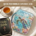 thumbnail image 7 of FOR U DESIGNS Turtle Hibiscus Pattern Bible Cover Portable Bible Carrying Case Lightweight Church Bag Bible Protective Bible Carrier Tote Bag Christian Gifts Accessories, 7 of 7