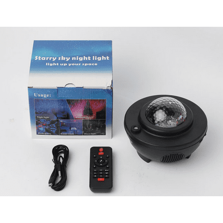

Toyella led bluetooth music projector light Black 21 modes