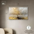 thumbnail image 5 of Tree of Golden Leaves Canvas Colorful Tree Art by Art Remedy, Silver Frame, 45" x 30", 5 of 7