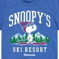 thumbnail image 3 of Peanuts - Snoopy's Ski Resort - Toddler And Youth Short Sleeve Graphic T-Shirt, 3 of 6
