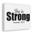 thumbnail image 7 of Scripture Walls She Is Strong Proverbs 31:25 Christian Wall Art Bible Verse Print Ready To Hang Unframed, 7 of 7