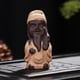 thumbnail image 4 of Pequeño monje Buda figuras Zisha estatuas titular té mascota hogar té bandeja Decoración Multicolor Zulema Figuras de monje Yixing Tea Pet, 4 of 8
