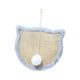 thumbnail image 1 of Alfombra rascadora para gatos para colgar en la puerta, juguete para mascotas, cuerda de sisal, almohadilla rascadora para el suelo para gatos cabeza de gato, 1 of 9