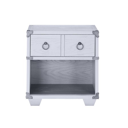 Nightstand with Wooden Frame / Bedroom Nightstand / Solid and Elegant Storage