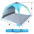 thumbnail image 5 of 8'x8' Portable Instant Camping Tent Pop Up Beach Canopy Sunshade Shelter Outdoor, 5 of 6