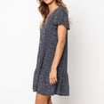 thumbnail image 4 of TIMIFIS Robes pour Femmes Été Décontractées à Imprimé Floral à Bretelles Spaghetti Robe Soleil Bohème Plage Évasée Mini Robes Été, 4 of 9