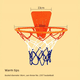 thumbnail image 4 of Marco de baloncesto de interior con silenciador, soporte de baloncesto ajustable y sencillo para montaje en pared sin perforaciones, marco de baloncesto para tiro de pelota con silenciador, 4 of 5