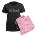 thumbnail image 5 of CafePress - Saint Bernard Pajamas - Women's Short Sleeve Print T-Shirt and Pants Dark Cotton Pajama Set, 5 of 7