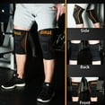 thumbnail image 2 of Dimok Knee Compression Sleeves with Non-Slip Band Knee Brace for Sports, Black, L, 2 Pack, 2 of 7