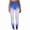 White, variant on Timegard Leggings for Women High Waist Stretch Workout Running Yoga Pants Cropped Tights Jean Pants