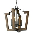 thumbnail image 1 of Golden Lighting 7802-4P NB-RO Regan 4 Light Pendant, Natural Black, 1 of 1