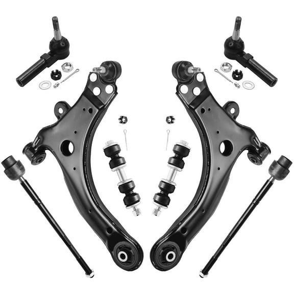 Detroit Axle - 8pc Front Lower Control Arms Kit for Chevy Impala Buick Allure Lacrosse Century Regal