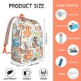 thumbnail image 3 of Big Eyes Owl Backpack – Cute Snowy Owl Cartoon Pattern Bookbag for Travel, School, and Outdoor Adventures, 3 of 4