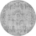 thumbnail image 1 of Ahgly Company Indoor Round Persian Gray Traditional Area Rugs, 5' Round, 1 of 1