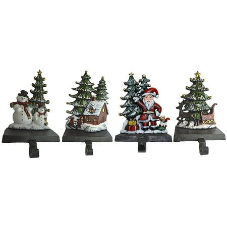 lulu decor cast iron christmas stocking holder set of 4 hooks sleigh with - Christmas Tree Hooks Decorative lulu decor cast iron christmas stocking holder set of 4 hooks sleigh with - Christmas Tree Hooks Decorative
