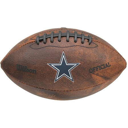 Wilson NFL 9" Color Throwback Football, Dallas Cowboys