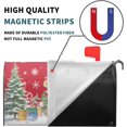 thumbnail image 4 of Christmas Winter Gnomes Mailbox Covers Standard Size 18"" X 21"" Xmas Trees Mailbox Cover Wraps Merry Christmas Mailbox Cover Magnetic Letter Post Box Cover for Home Garden Yard Decor, 4 of 6