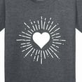 thumbnail image 4 of Inktastic Heart Valentine Day Girls Youth T-Shirt, 4 of 5