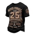 thumbnail image 2 of Xneal 911 25th Anniversary T-Shirt Casual Never Forget 911 Print Short Sleeve Multicolor Shirts for Men Size 2XL, 2 of 5