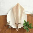 thumbnail image 4 of BalsaCircle 10 Pieces 20" x 20" Champagne Premium Velvet Napkins Home, 4 of 7