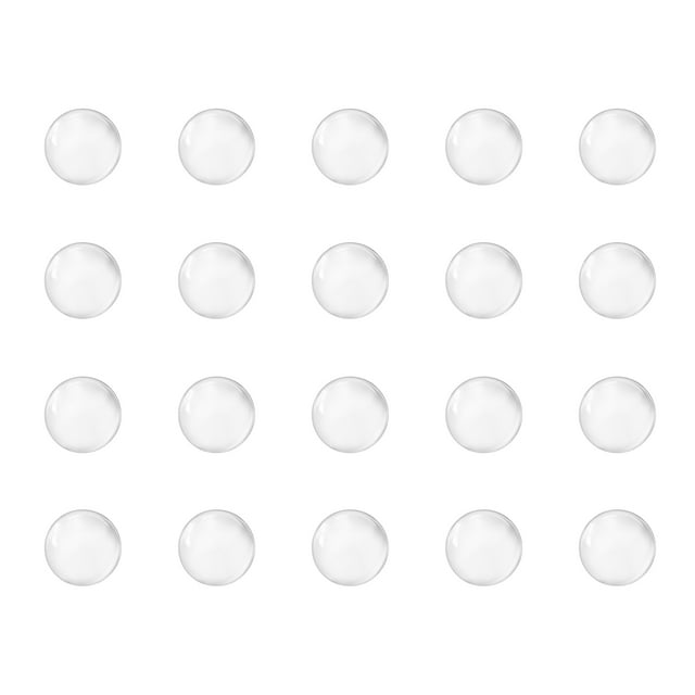 Unique Bargains Perles de Verre Rondes Solides 5mm Pierres Bouillantes Soda Lime Lot de 200