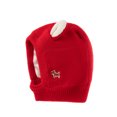 thumbnail image 3 of Suéter para niños Gorro de punto para bebé Gorro de bufanda de punto engrosado de color sólido (rojo), 3 of 3