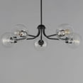 thumbnail image 2 of 21635CLBK Maxim Lighting Knox - 5 Light Chandelier-8 Inches Tall and 30 Inches Wide-Black Finish, 2 of 4