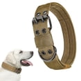 thumbnail image 1 of Collar de perro ajustable militar Apuakthei con anillo en D de metal, 1 of 5
