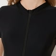 thumbnail image 4 of Travelwant Wolddress Womens Zip Front One Piece Rashguard Surfing Sport Swimsuit Swimwear, 4 of 7