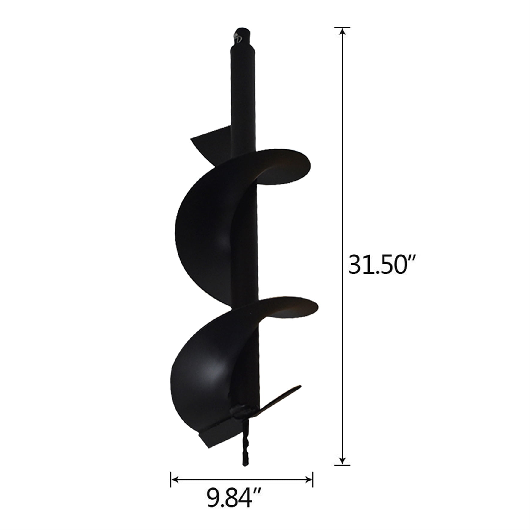 munirater New 10" Earth Auger Drill Bits for Gas Powered Post Fence Hole Digger