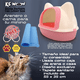thumbnail image 5 of Arenero para Gato KE WOOW Grande con Orejas Cerrado Rosa Cara de gato, 5 of 10