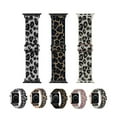 thumbnail image 2 of Leopard Stretchy Nylon Watch Band Compatible With iWatch Adjustable Leopard Strap For Apple Watch 42mm 46mm 49 45 44 42 41 40 38, 2 of 4