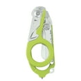 thumbnail image 2 of Tijeras de emergencia de acero inoxidable, multifuncionales, plegables, alicates para acampar al aire libre, herramienta de rescate, color verde, 2 of 14