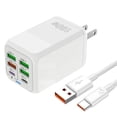 thumbnail image 1 of 150W 6 Ports Pd QC 4.0 Usb C Fast Charger Wall Adapter Super Fast Charging, 1 of 5