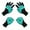 Green-1pair with Claws+1pair with no Claws, variant on Garden Gloves With Claws 2 Pairs for Digging Weed Pulling Garden Finger Claws Gloves Outdoor Protective Work Gloves