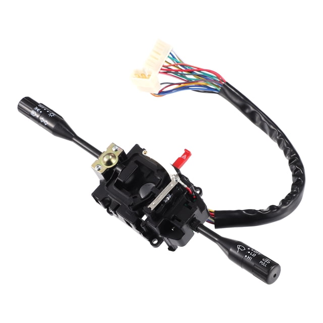 Interruptor combinado de señal de giro Unique Bargains Faro Limpiaparabrisas Gire para Suzuki Paquete de 1 Negro