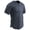 Graphite, variant on RELIEVER Full Button Baseball Jersey - BLACK BODY - L