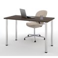 thumbnail image 1 of Bestar Table avec pattes de métal rondes, 1 of 2