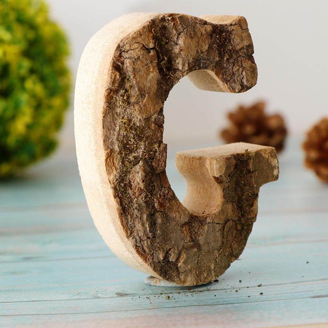 Handcraved Wooden Letters Door Numbers Number Alphabet Alphabet Letter Floating Adress Name G