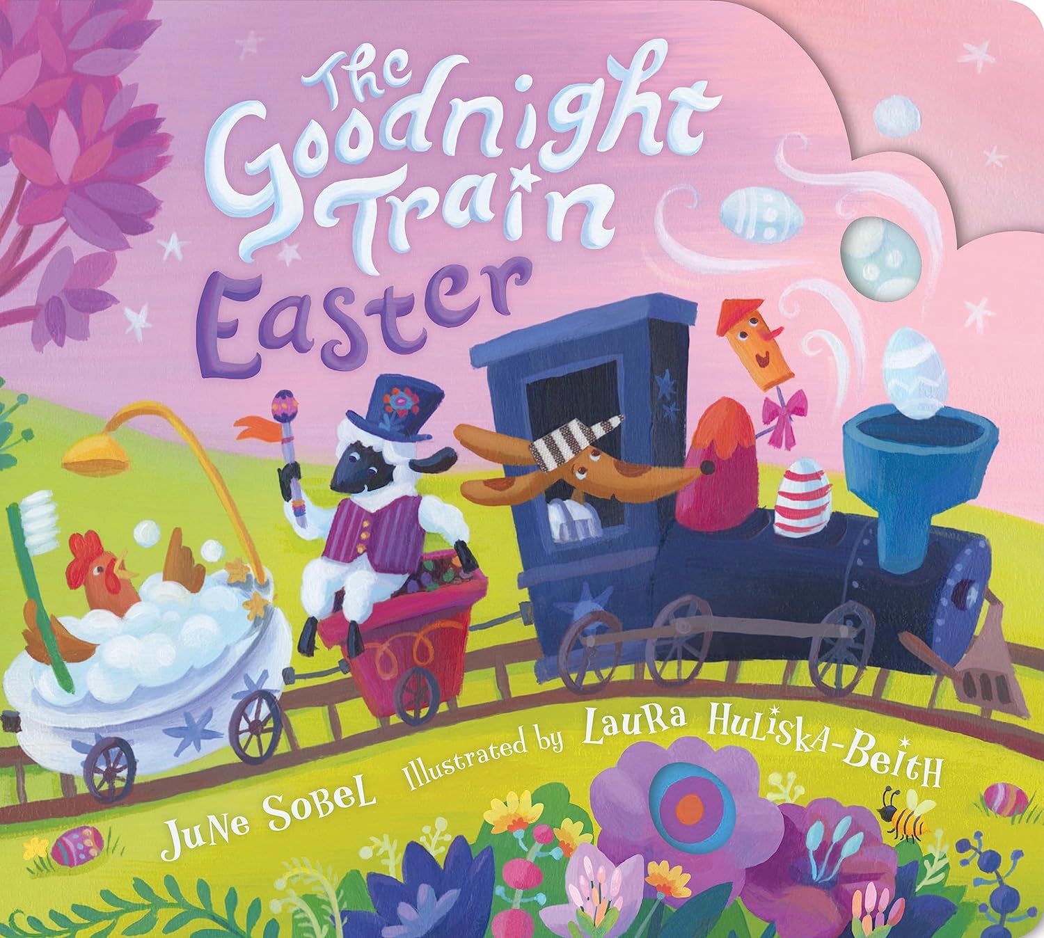 The Goodnight Train Series Board Book Set : The Goodnight Train; The Goodnight Train Rolls On! The Goodnight Train Easter by June Sobel (Board Book Collection)
