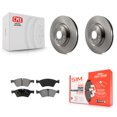 thumbnail image 1 of Transit Auto Front Disc Brake Rotors and Semi-Metallic Pads Kit for Car Mercedes-Benz ML350 ML320 R350 ML500 R320 R500 ML450 K8S-100480, 1 of 11