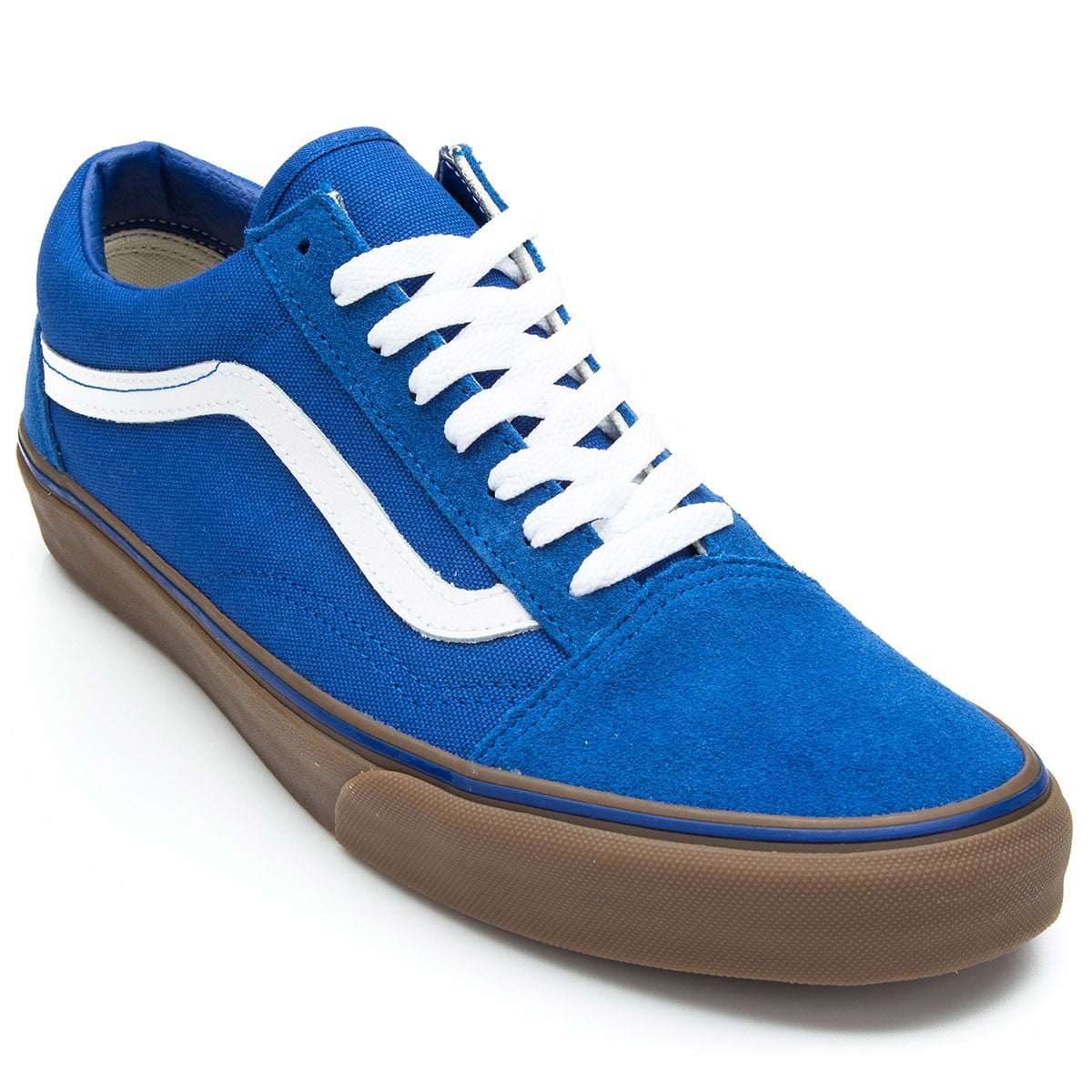 Calificación Humedal Pila de Vans Old Skool Gumsole Olympian Blue Men's Classic Skate Shoes Size 10 -  Walmart.com