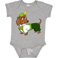 thumbnail image 3 of Inktastic Cute Brown Dachshund in Traditional German Wear Boys or Girls Baby Bodysuit, 3 of 5