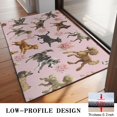 thumbnail image 3 of Dogs with Pioneer Flower Door Rugs,Washable Non Slip Door Mats Indoor,Decorative Door Mats,Entry Mat Indoor for Entrance,Bedroom,Kitchen,Bathroom,20"x32", 3 of 6