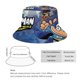 thumbnail image 2 of hombre perro Sombrero bucket para adultos, gorra de protección solar, sombrero de pescador plegable para viajes al aire libre, pesca y actividades de verano, 2 of 6