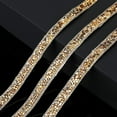 thumbnail image 3 of 6 Yards Bling Rhinestone Stickers,Bexikou Self-Adhesive Crystal Ribbon,Rhinestones for Crafts,Self Adhesive Crystal Rhinestones Car Stickers for DIY Phone Car Home Decor (Gold, 0.4 Inch), 3 of 8