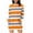 B_ Orange Dresses for Women, variant on SMihono Fashion Women Hooded Tunic Dress Striped Hooded Sweatshirt Pullover Cute Graphic Workout Dress with Pocket for Teen Girls Red 8
