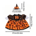 thumbnail image 3 of Halloween Porch Goose Outfit Pumpkin Dress with Witch Hat, Goose for 17 Inch Statue, Outdoor Lawn Decor Yard Garden Display, 3 of 6