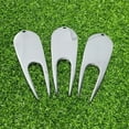 thumbnail image 7 of Washranp Golf Divot Repair Tool,Portable Golf Club Cleaner Fork Zinc Alloy Golf Divot Tool with Ball Position Marker Golf Turf Repair Fork, 7 of 7