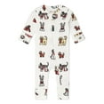 thumbnail image 2 of M+A by Monica + Andy Gender Neutral Baby Christmas Organic Cotton One Piece Pajamas and Bib Set, 2-Piece, Sizes 0M-24M, 2 of 3